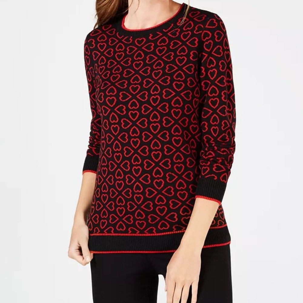 Charter Club Heart Sweater